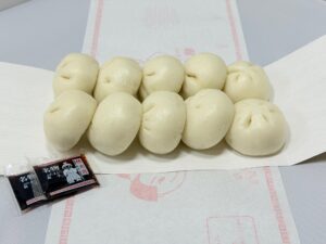 長崎ぶたまん紙包み-10個-開き